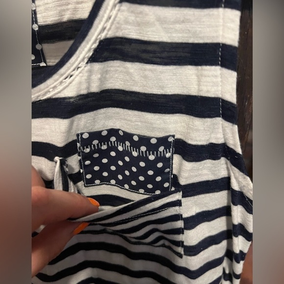 Anthropologie women’s size small striped tank top - Picture 3 of 4